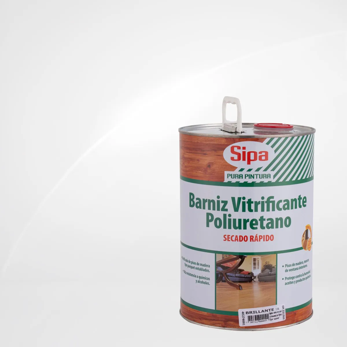 SIPA - Barniz Vitrificante Brillante 1 galón(es) Incoloro