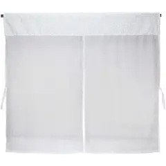 ATMOSPHERA HOME - Cortina cocina hojas cenefa velo 140x115 cm