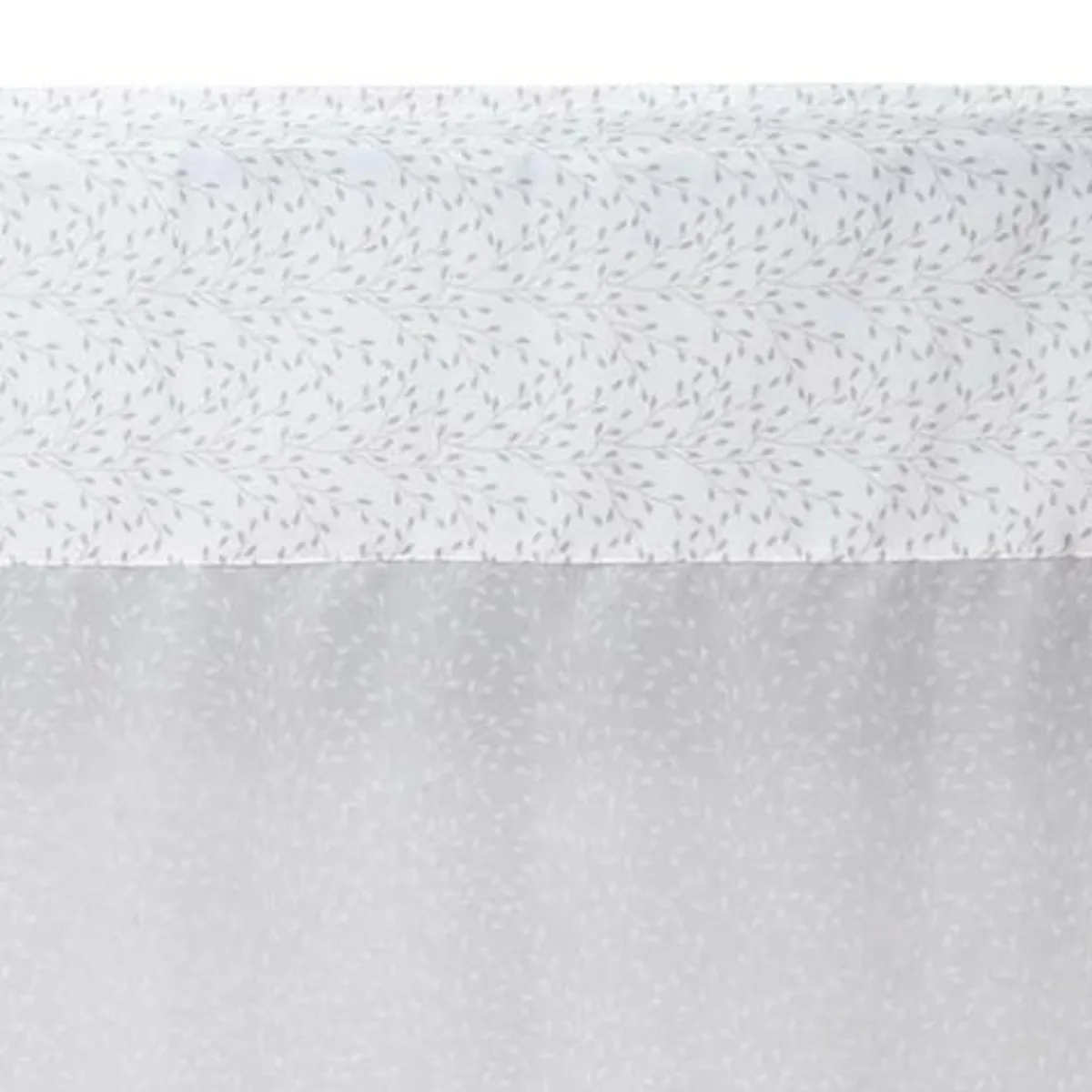 ATMOSPHERA HOME - Cortina cocina hojas cenefa velo 140x115 cm