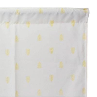 Imagen 2 del producto Cortina cocina árbol mostaza 2 paños 70x115 cm