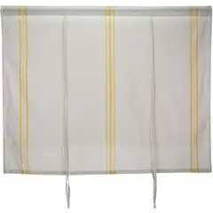 ATMOSPHERA HOME - Cortina cocina líneas mostaza 140x115 cm