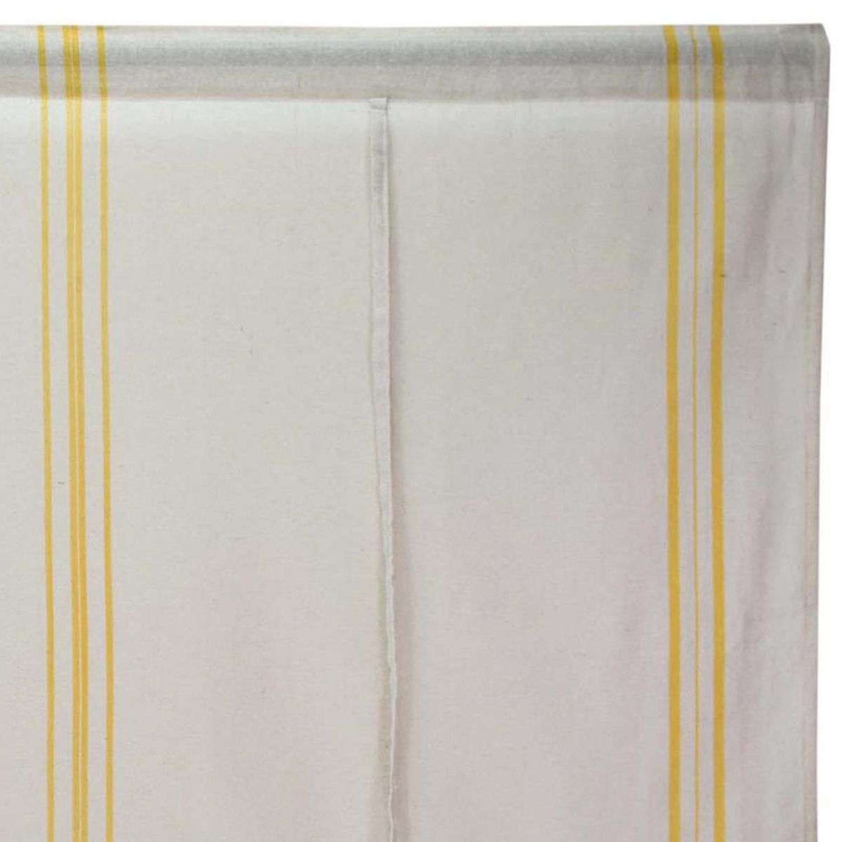 ATMOSPHERA HOME - Cortina cocina líneas mostaza 140x115 cm