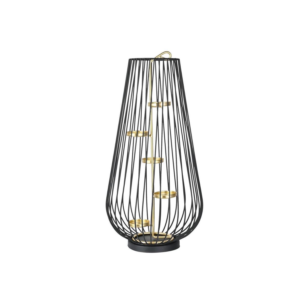 JUST HOME COLLECTION - Porta Tealight Metálico Decorativo 37 Cm Para Velas