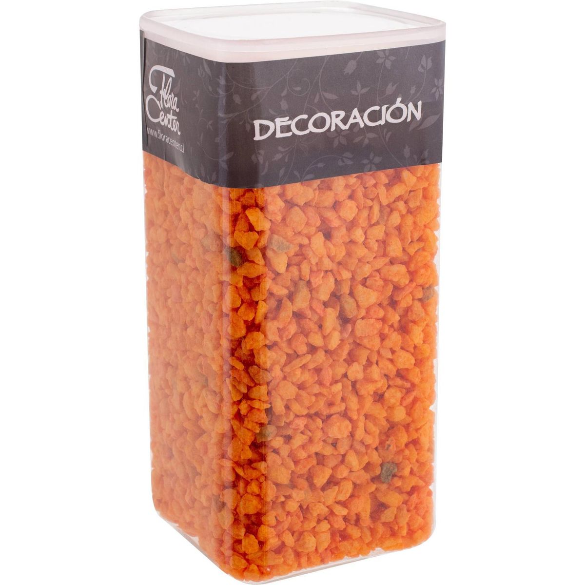 FLORACENTER - Arena decorativa 2-3mm 700 g naranjo