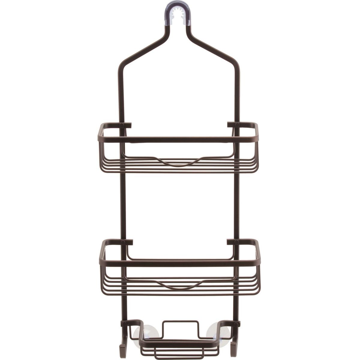 MAGLA - Organizador de ducha 60x27x12 cm hierro 2 repisas