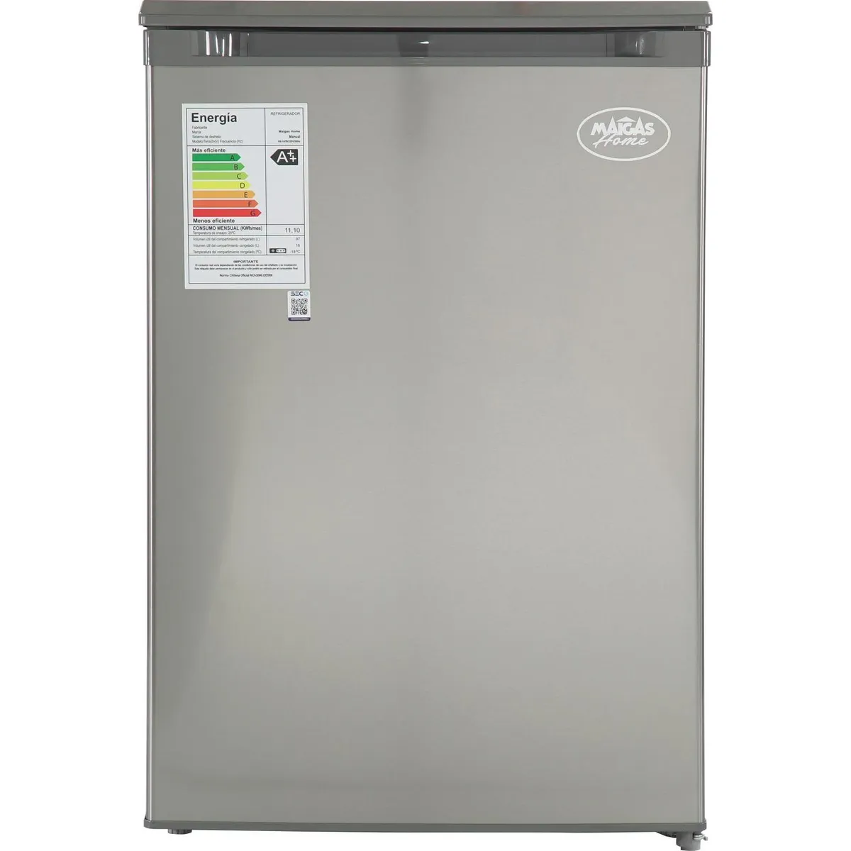 MAIGAS - Frigobar Litros Inox HS-147R