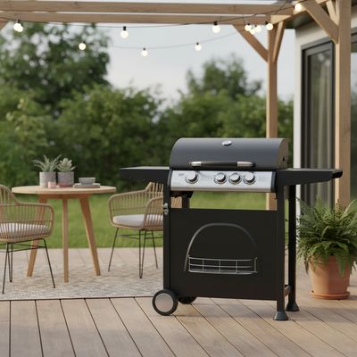 Imagen 2 del producto Parrilla a Gas Giorgia 3 Quemadores 1 Quemador Lateral