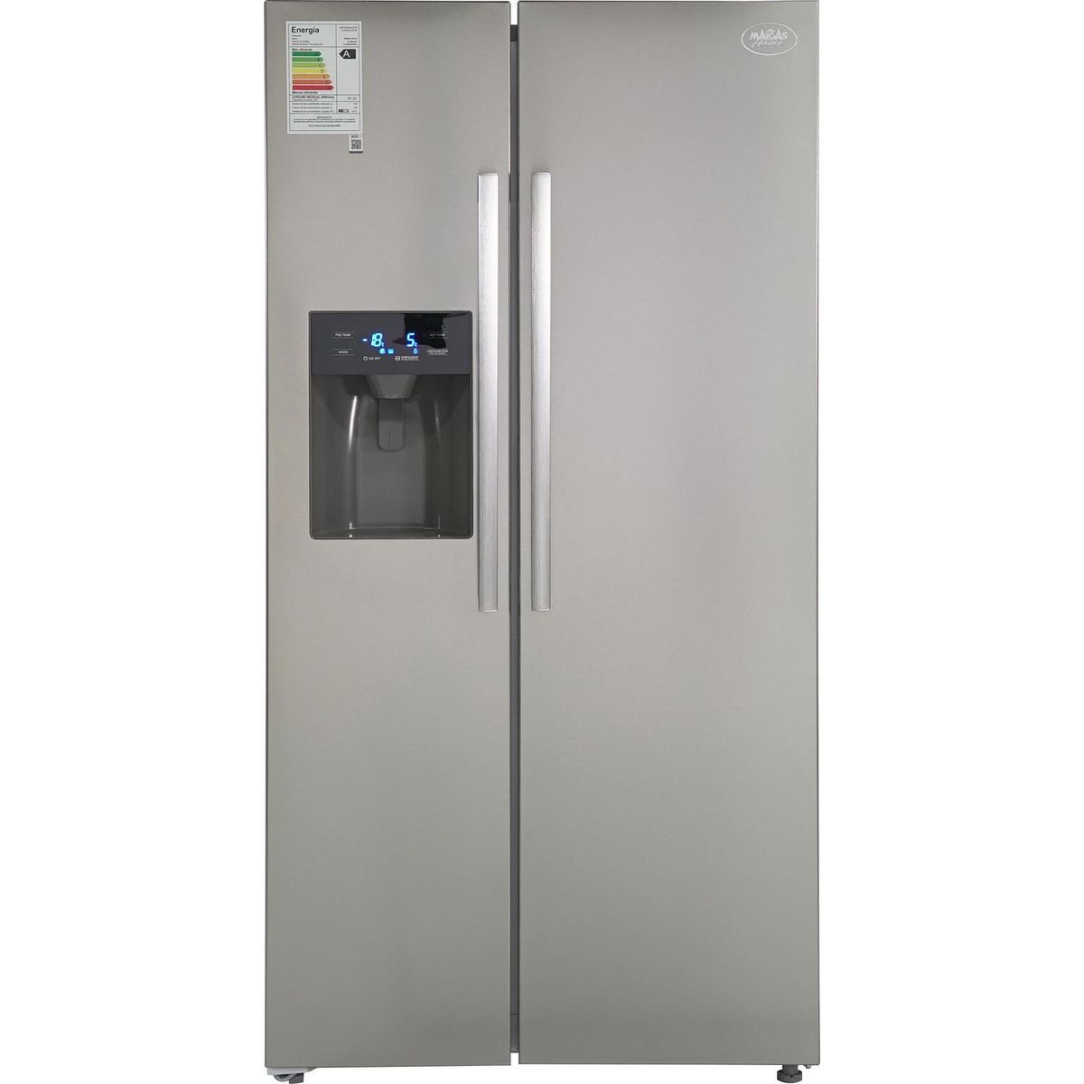 MAIGAS - Refrigerador 2 Puertas Side by Side No Frost 504 Litros Plateado HC-660W