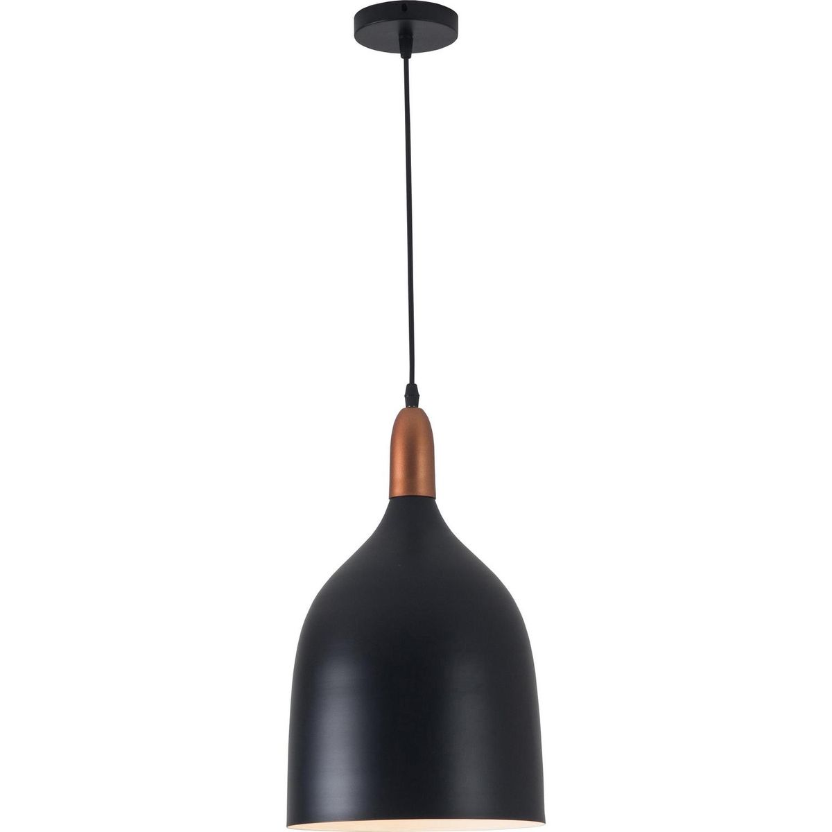 TEMPORA - Lámpara Colgante Pla-2501 Metal Negro