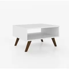 HOGA - Mesa de centro blanco 35x50x60 cm