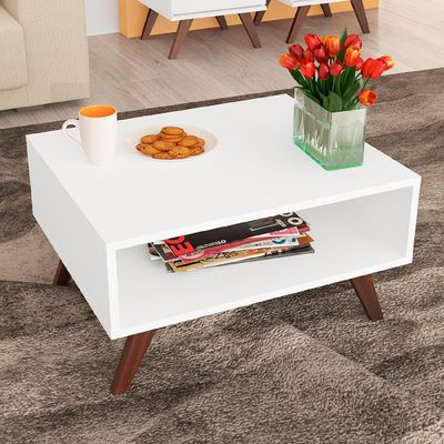 Imagen 2 del producto Mesa de centro blanco 35x50x60 cm