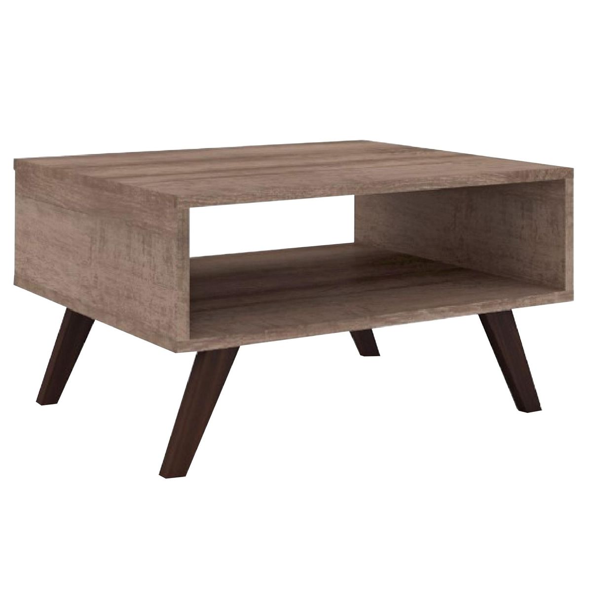 HOGA - Mesa de centro rústico 35x50x60 cm