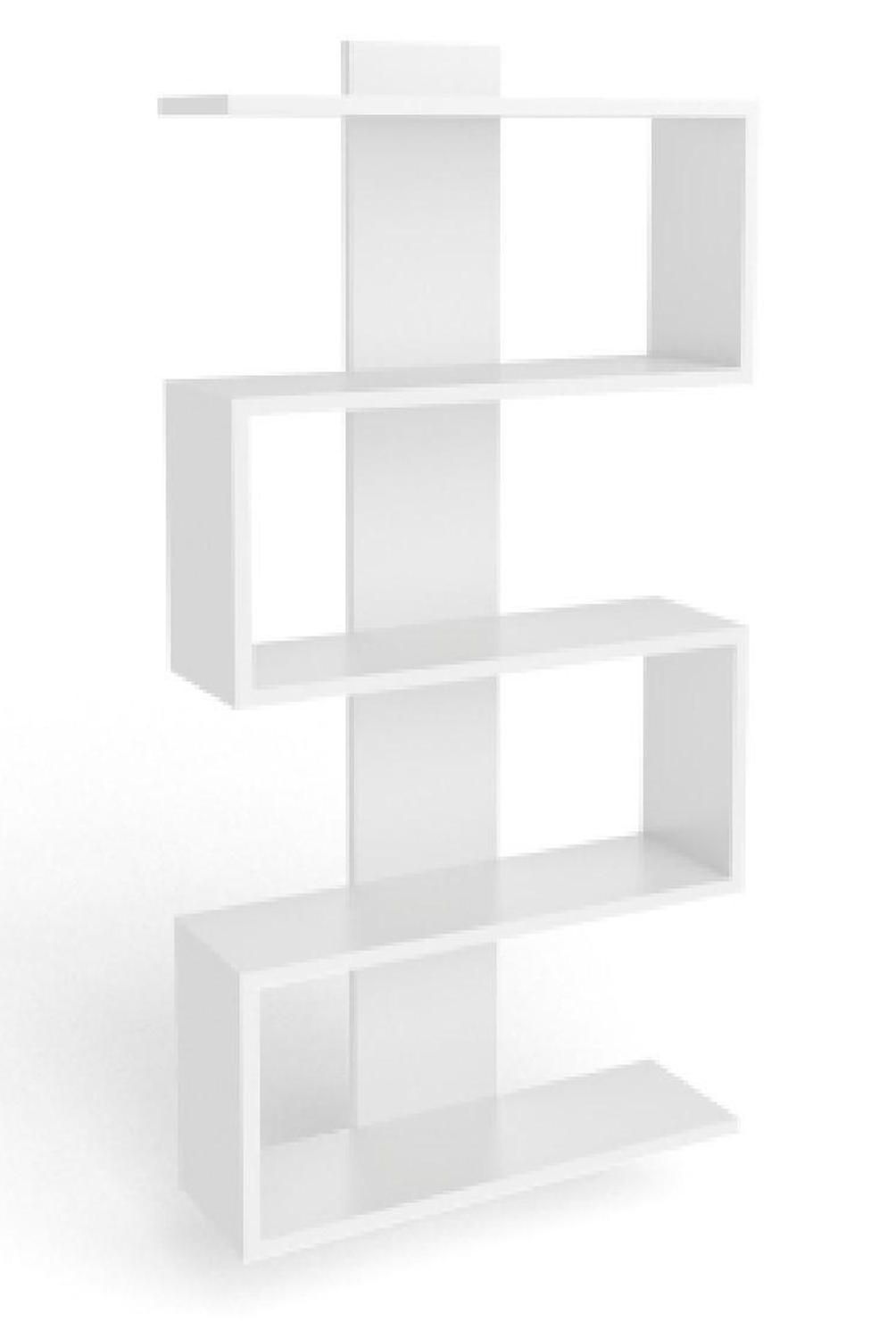 HOGA - Repisa MDP 3 Nivel(es) 17x105x17 cm Blanco