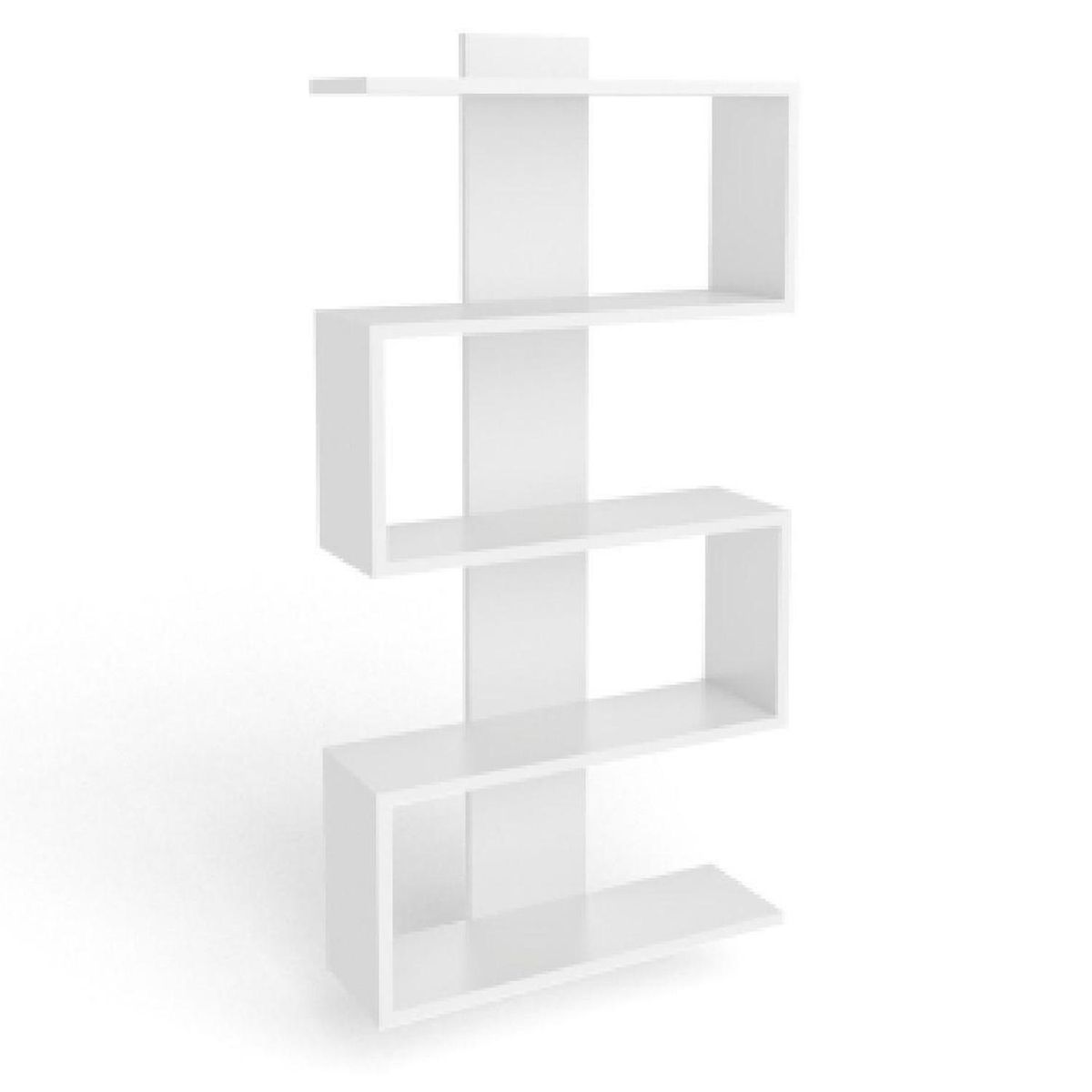 HOGA - Repisa MDP 3 Nivel(es) 17x105x17 cm Blanco