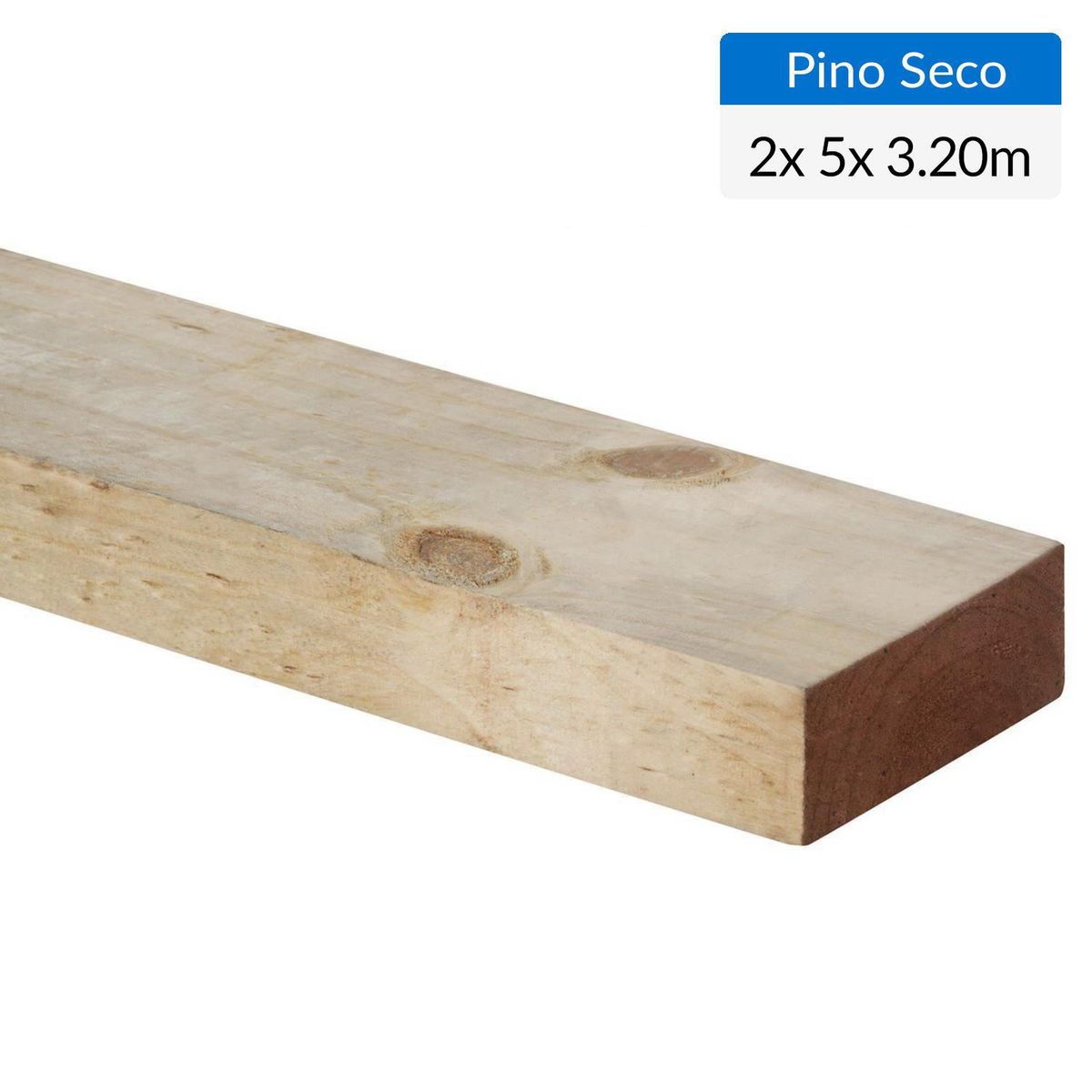 GENERICO - Pino Dimensionado Seco 2x5 3,2 m