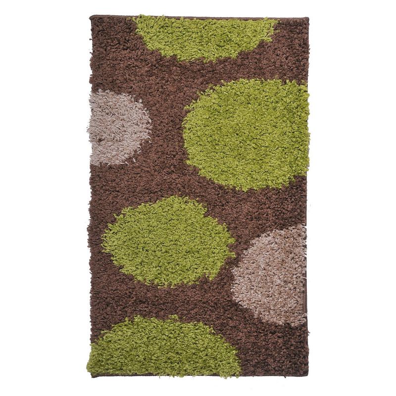 MASHINI - Alfombra Shaggy Studio 133x180 cm Polipropileno Verde