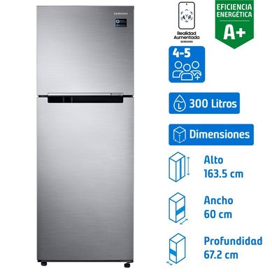 Refrigerador Top Freezer No Frost 300 Litros Inox RT29K500JS8/ZS