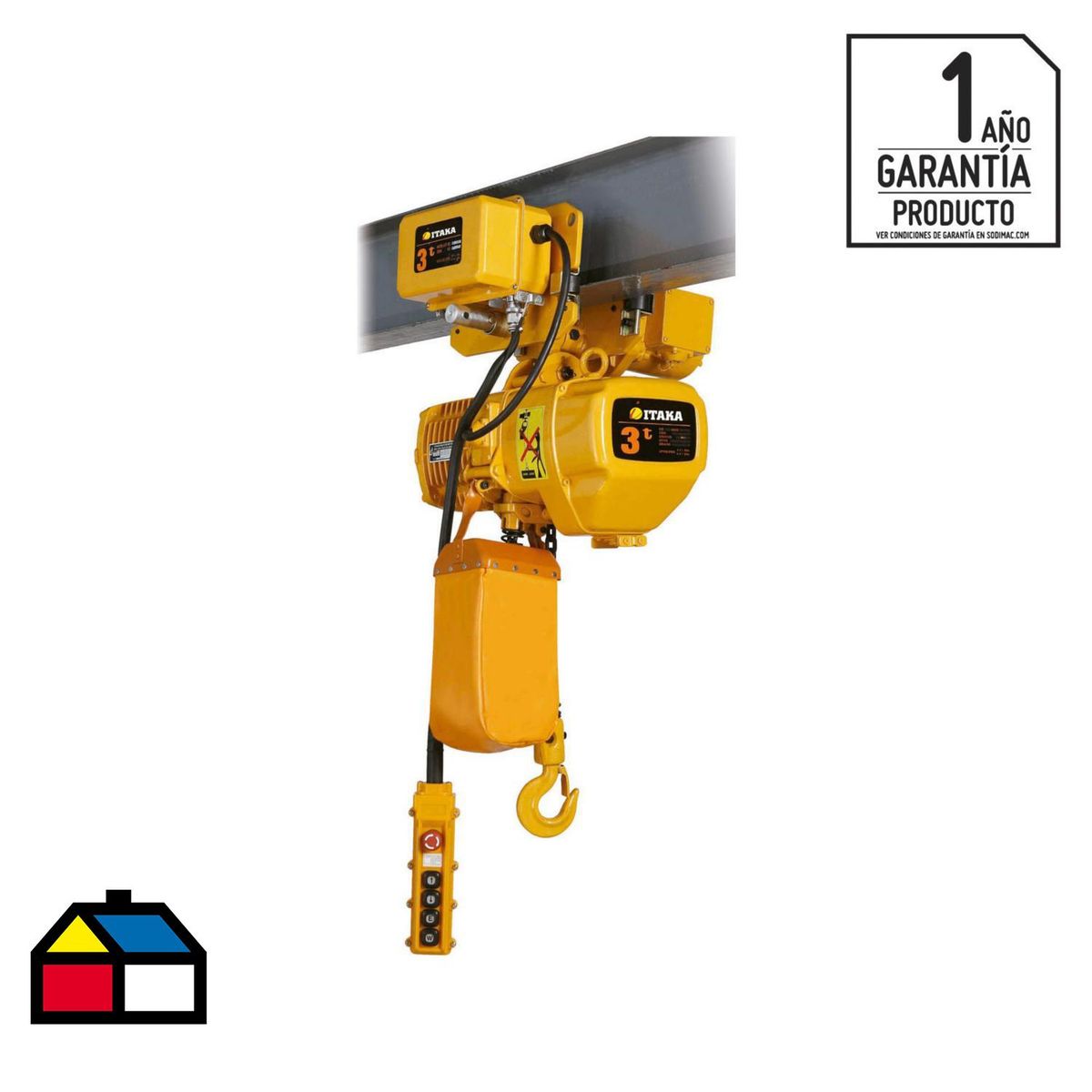 ITAKA - Tecle Eléctrica 6 m 3000 kg