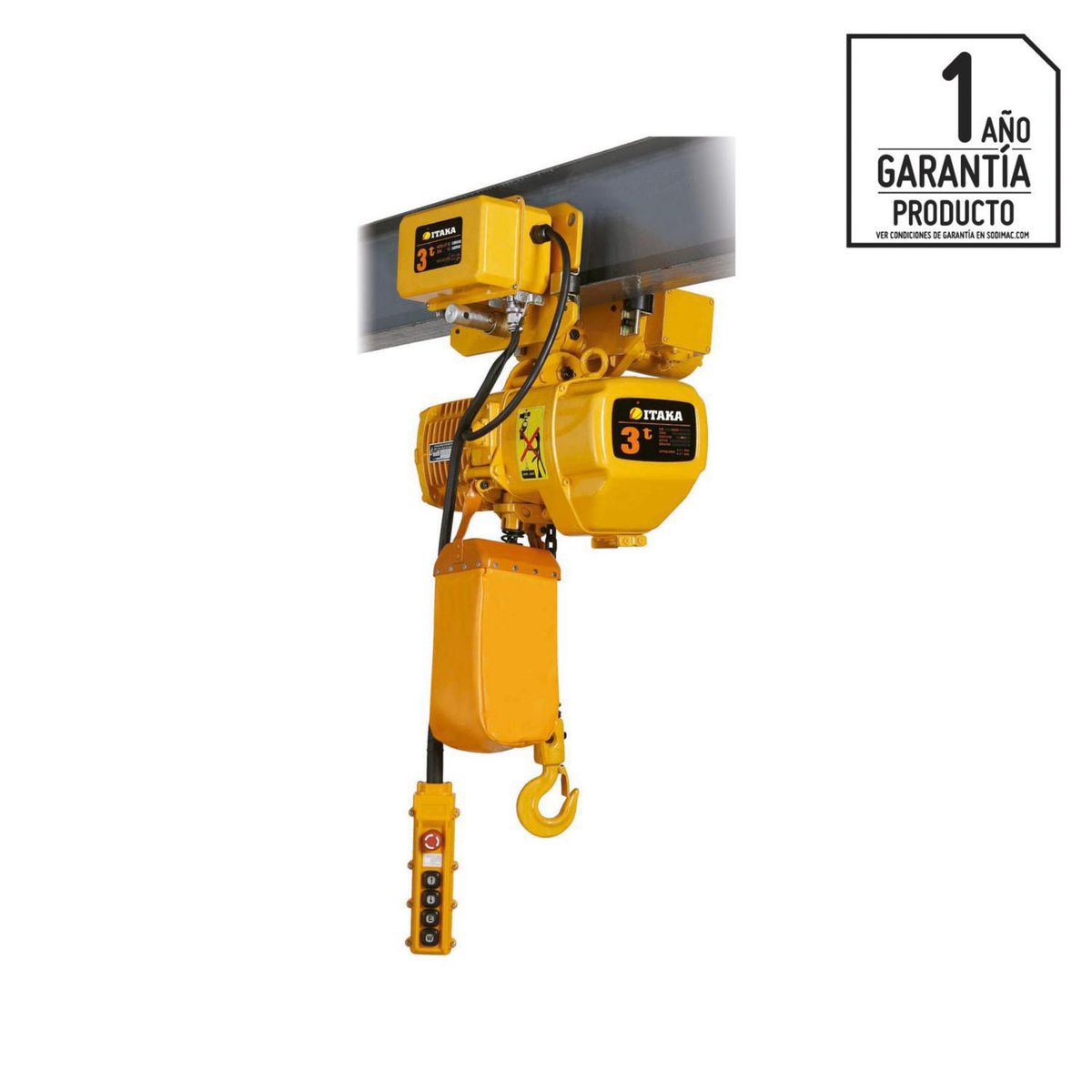 ITAKA - Tecle Eléctrica 6 m 3000 kg