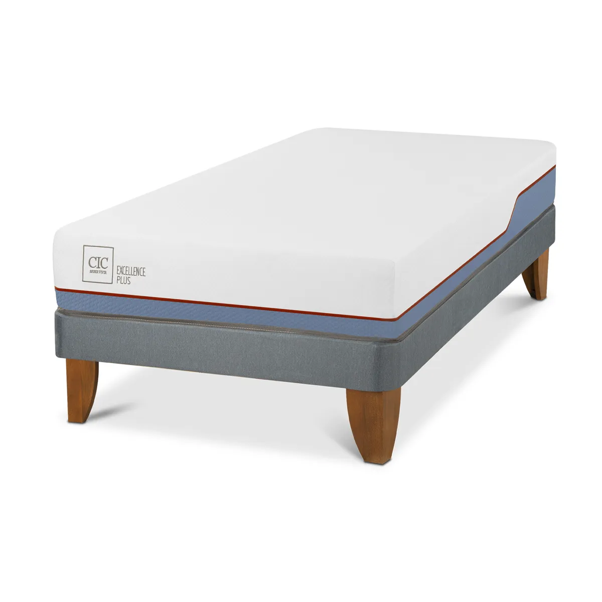 CIC - Cama 1.5 plazas Europea Excellence Plus Blanco