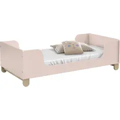 KIDSCOOL - Cama infantil 154x45x77 cm rosado