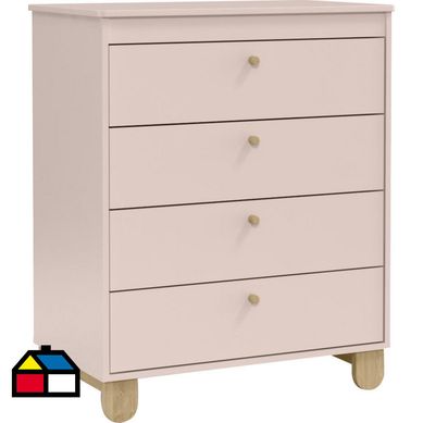 Cmoda 77x93x46 cm rosada