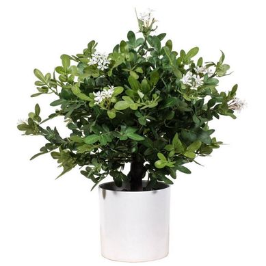 Mini rbol 45 cm Verde - blanco.