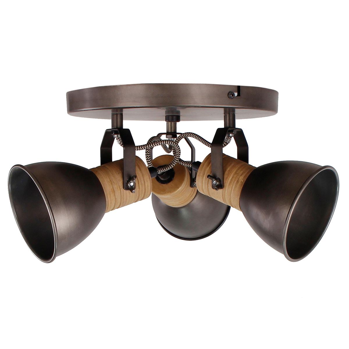 JUST HOME COLLECTION - Barra Circular Metal Blanco