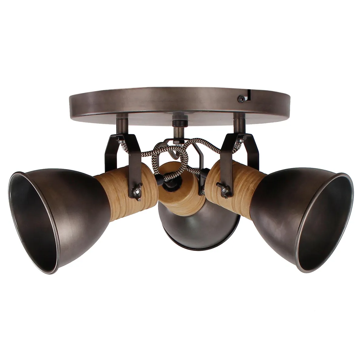 JUST HOME COLLECTION - Barra Circular Metal Blanco