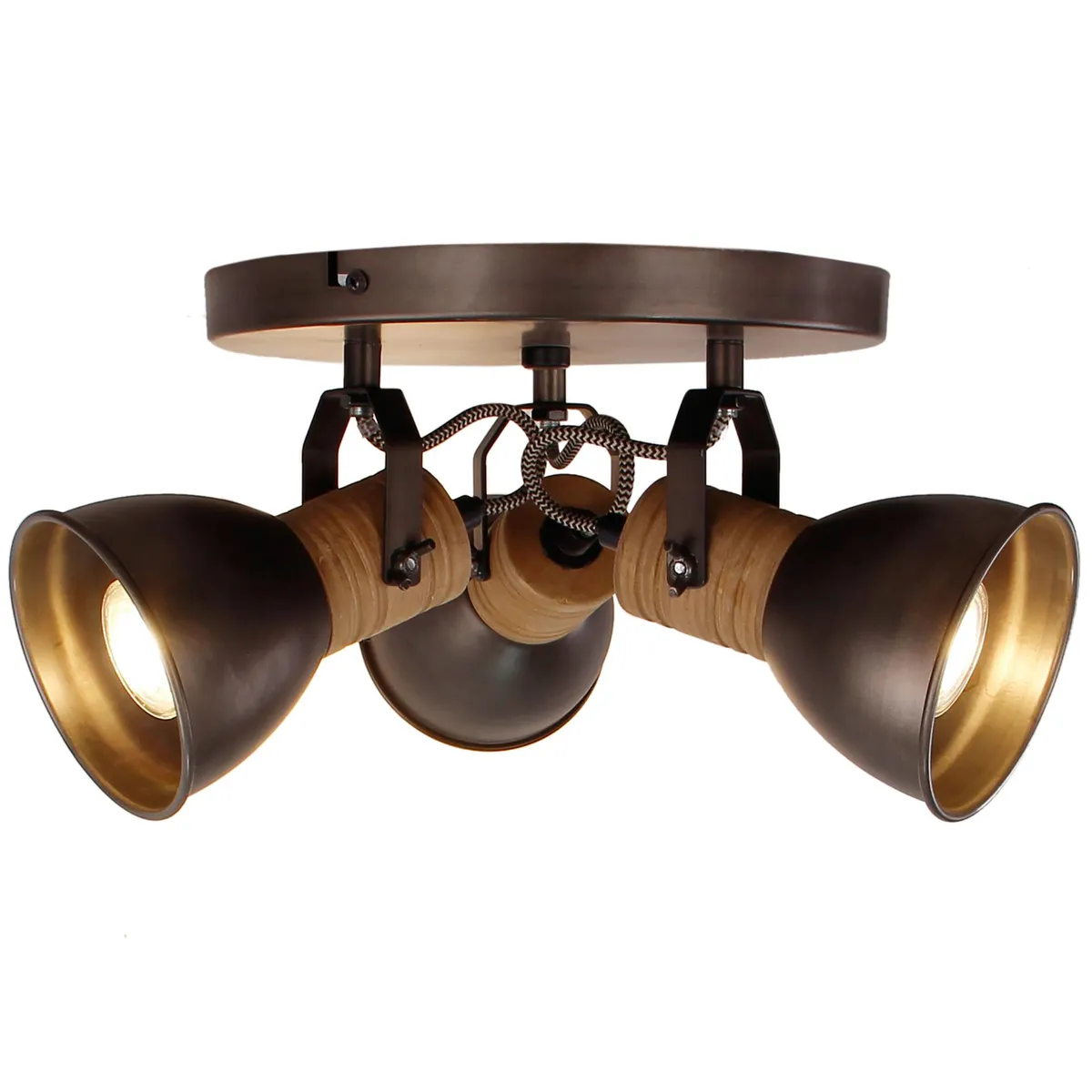 JUST HOME COLLECTION - Barra Circular Metal Blanco