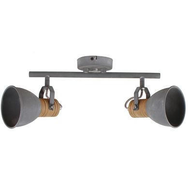 Barra new concrete 2 luces gu10.