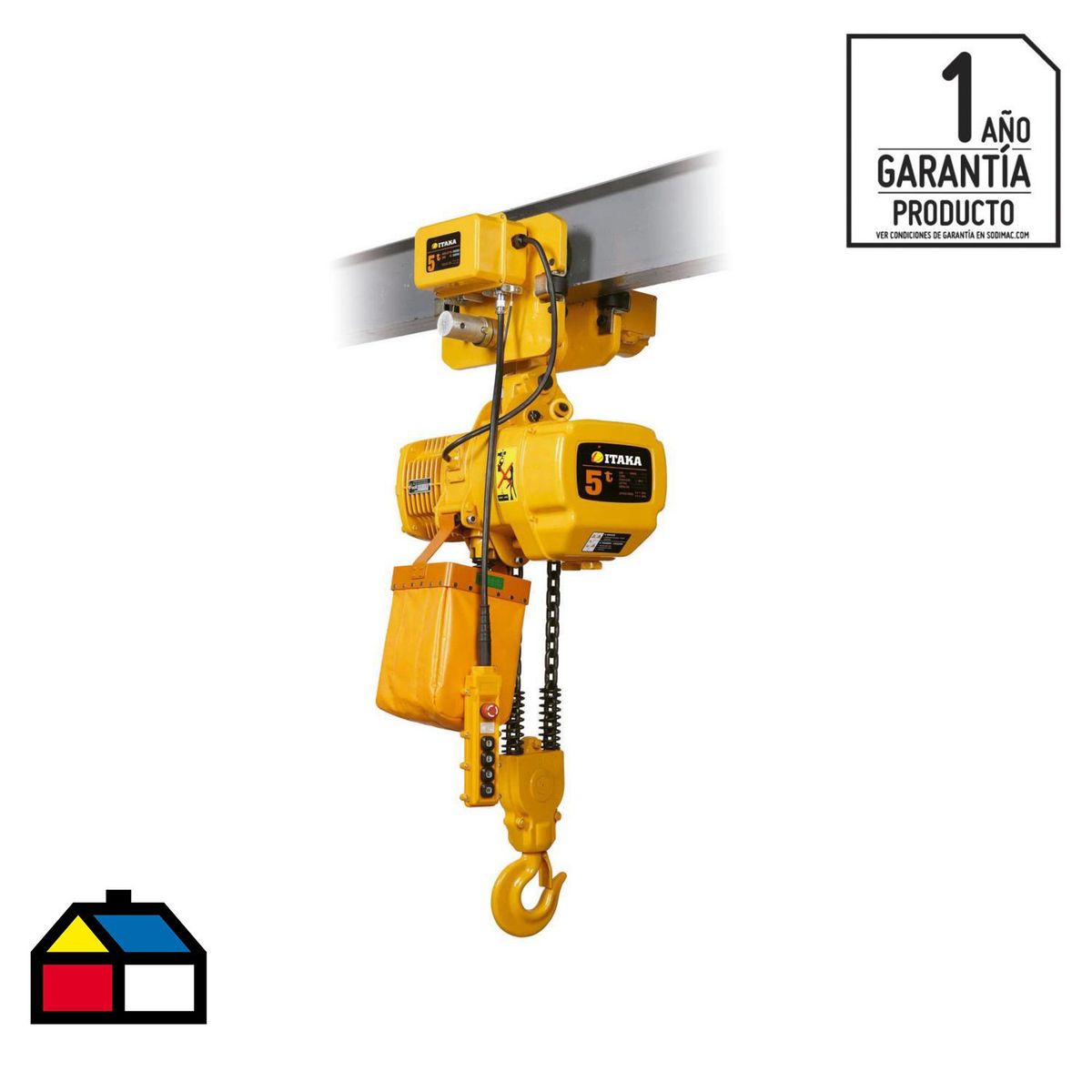 Tecle Eléctrica 6 m 5000 kg, marca ITAKA - Foto Principal