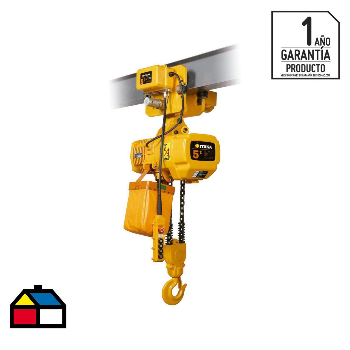 Tecle Eléctrica 6 m 5000 kg, marca ITAKA - Foto Principal