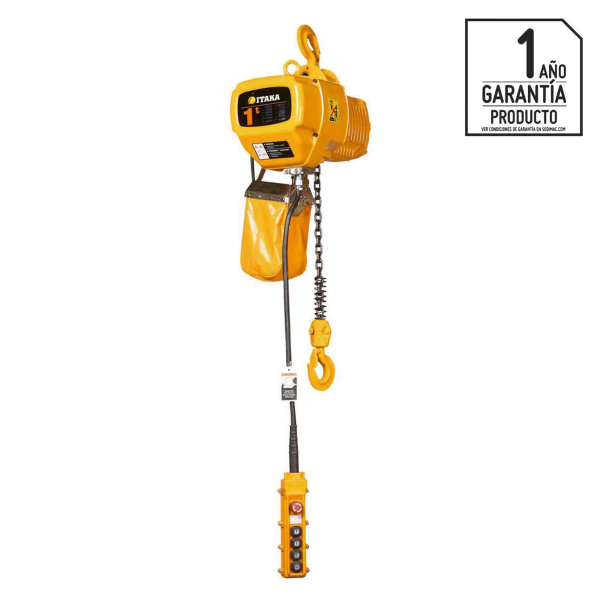 ITAKA - Tecle Eléctrica 6 m 1000 kg