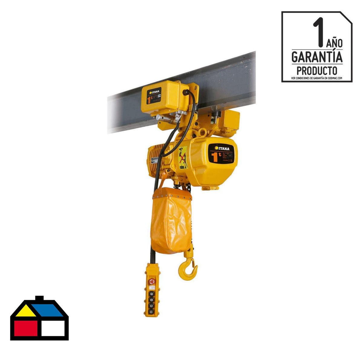 ITAKA - Tecle Eléctrica 6 m 1000 kg