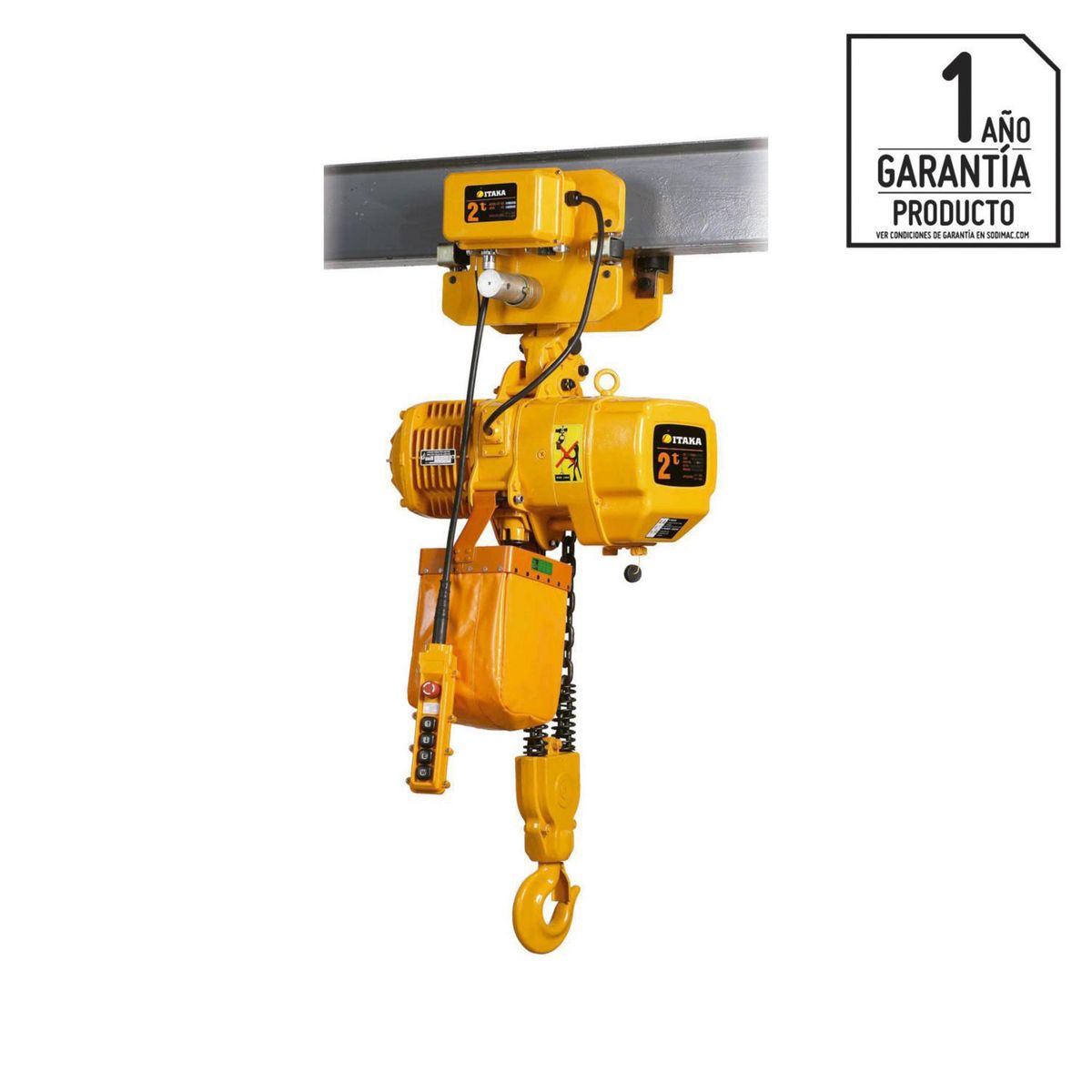 ITAKA - Tecle Eléctrica 6 m 2000 kg