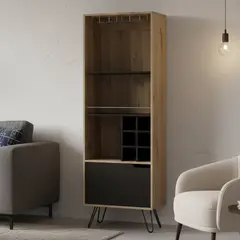 TUHOME - Bar Alto Audra 59.7x180x160 cm Duna/wengue