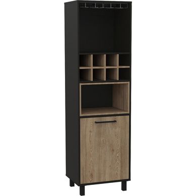 Bar 40,3x53x180 cm MDF wengue/miel