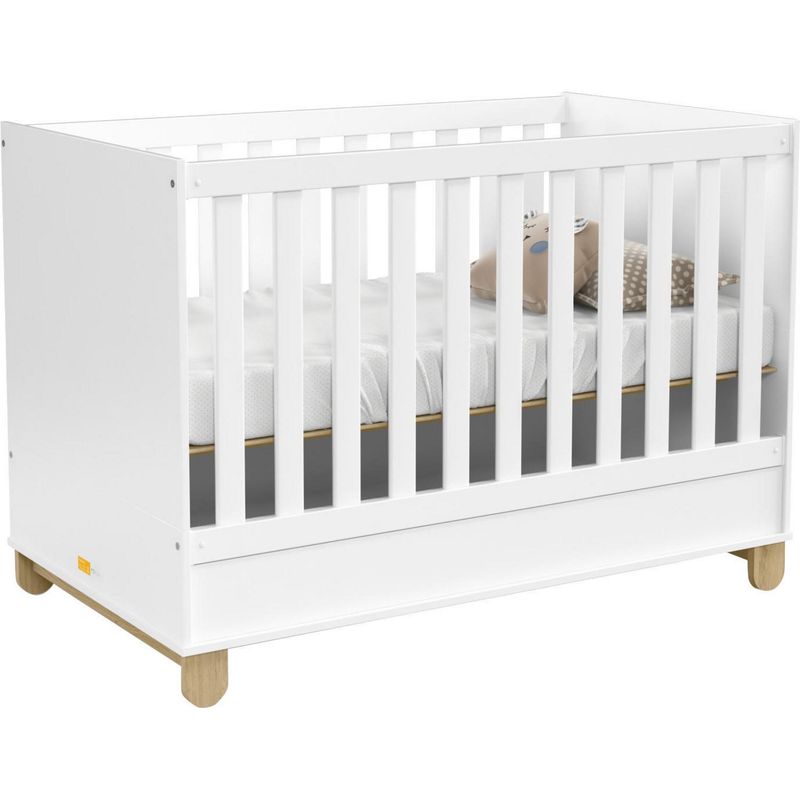 KIDSCOOL - Cuna 134x94x77 cm blanca