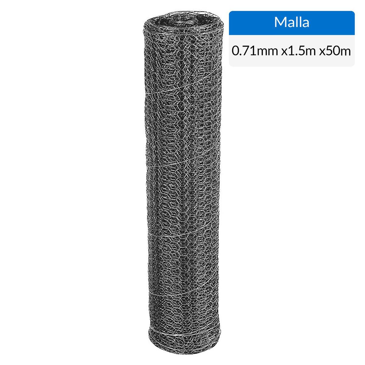 VECTOR - 1.5x50 m Malla 3/4'' hexagonal galvanizada