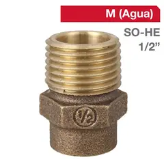 HUMBOLDT - Terminal Bronce SO/HE 1/2" 1u
