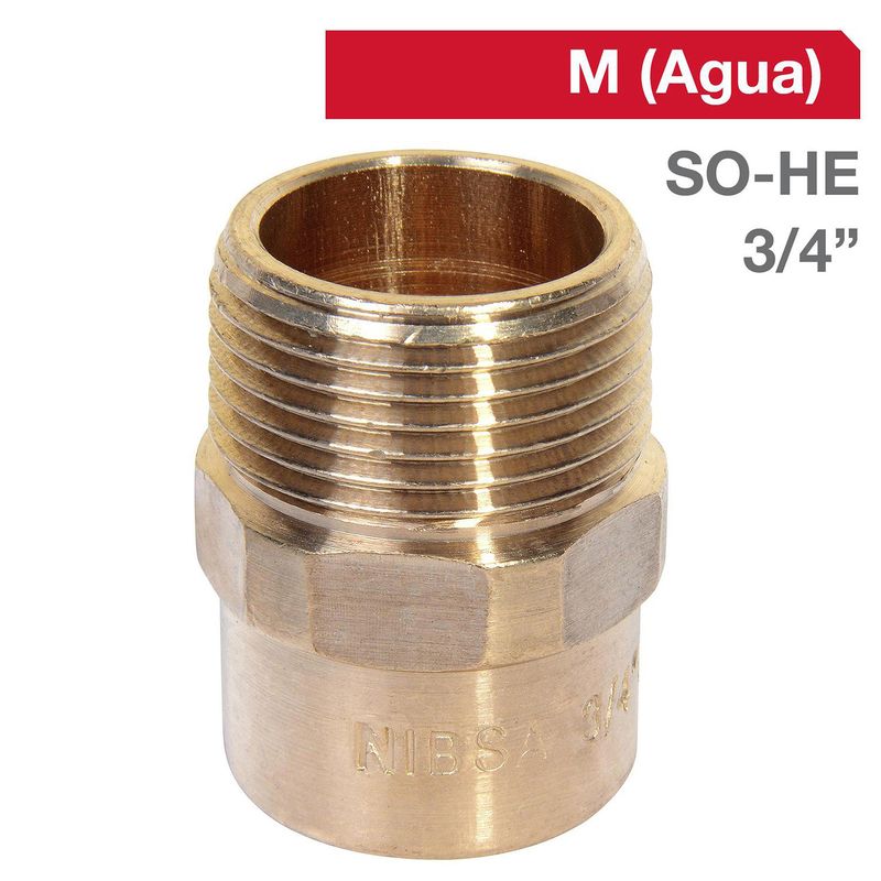 HUMBOLDT - Terminal Bronce SO/HE 3/4" 1u