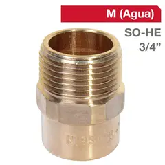 HUMBOLDT - Terminal Bronce SO/HE 3/4" 1u