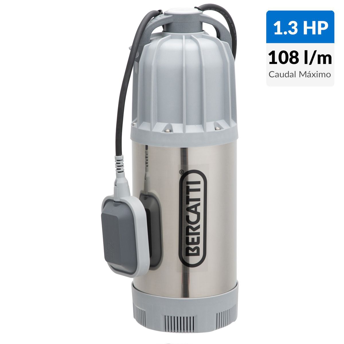 BERCATTI - Electrobomba sumergible 1,3 HP para noria