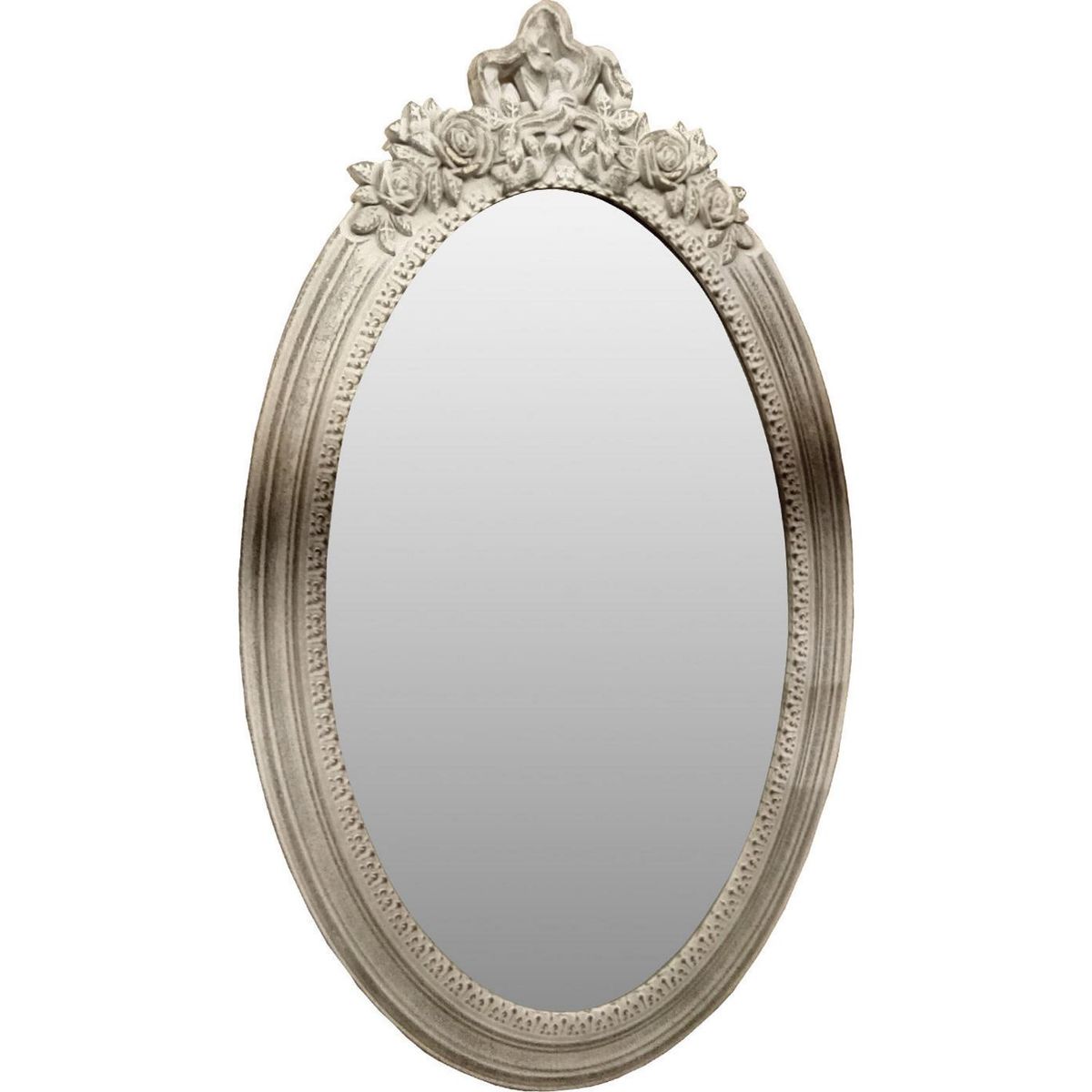 HOME REPUBLIC - Espejo 35x50 cm madera desgastado gris