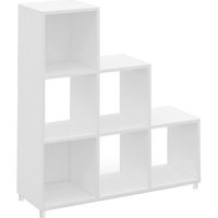 Estante MDP 9 Nivel(es) 96.5x90x30 cm Blanco