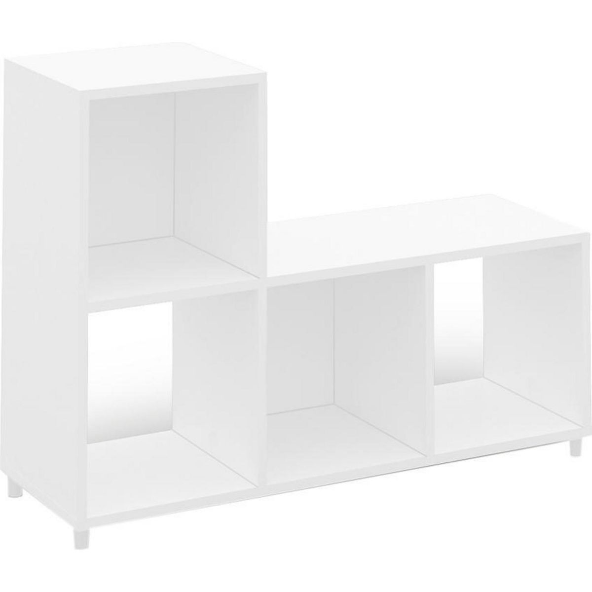 TECNOMOBILI - Estante MDP 6 Nivel(es) 66x90x30 cm Blanco