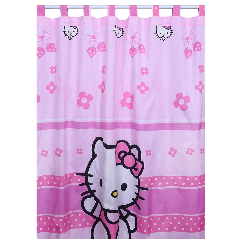 MASHINI - Cortina tela Hello Kitty Strawberry 145x220 cm multicolor