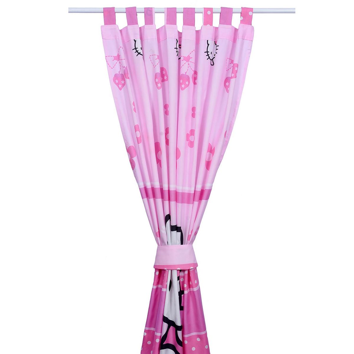 MASHINI - Cortina tela Hello Kitty Strawberry 145x220 cm multicolor