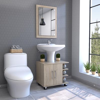 Imagen 2 del producto Espejo Optimizador Lavamanos Bath300 Rovere Blanco